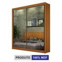 Ver imagem 3 de Guarda Roupa 2 Portas 2 Espelhos São Paulo Gold Cinamomo – Leifer Móveis