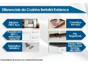 Ver imagem 5 de Armário Balcão de Cozinha Aço com Tampo 2 Portas Branco Evidence - Bertolini