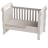 Berço Mini Cama Carolina Mirelle Americano - Branco - 3