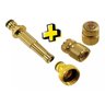 Kit Engate Rapido para mangueiras de jardim em Aluminio metal - 1