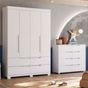 Ver imagem 1 de Conjunto Infantil Guarda-roupa e Cômoda Circus