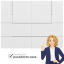 Ver imagem 7 de Conjunto Infantil Guarda-Roupa e Cômoda Circus Branco