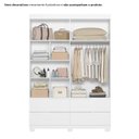 Ver imagem 5 de Conjunto Infantil Guarda-Roupa e Cômoda Circus Branco