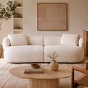 Ver imagem 2 de Sofá Lunna 2 Lugares 180cm Bouclé Off White - Sallar Home