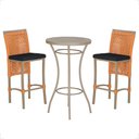 Ver imagem 1 de Mesa Bistro e 2 Banquetas Roma Fendi Corda Náutica 12 Trama Original