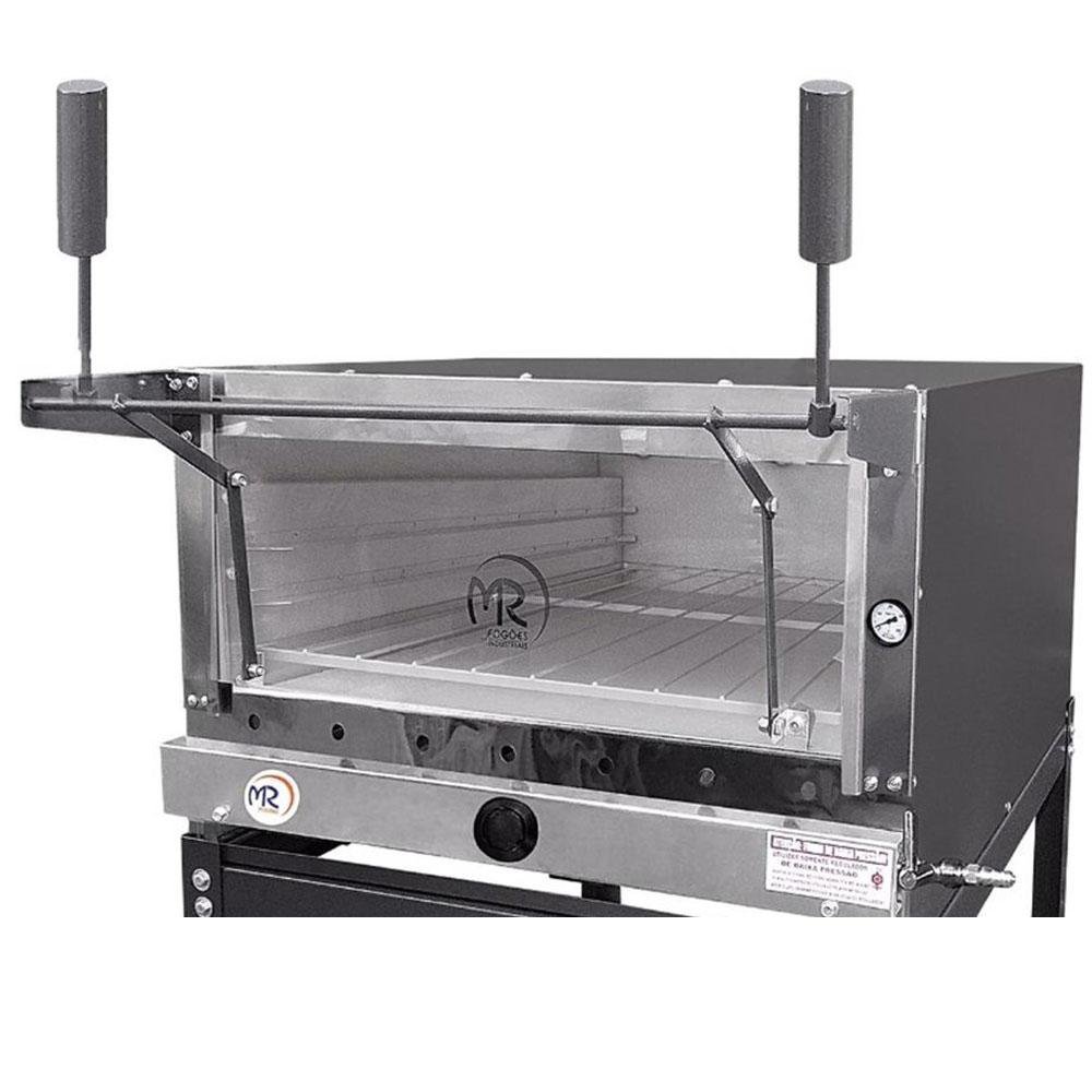 Forno de Pizza a Gás MR Fogões 60x80 cm com Cavalete - 2