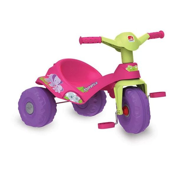 Triciclo Infantil Mototico com Empurrador Bandeirante com o Melhor