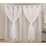 Cortina Blackout PVC com Tecido Voil 2,80 M x 2,30 M - 1