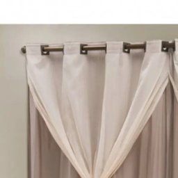 Cortina Blackout PVC com Tecido Voil 2,80 M x 2,30 M - 2