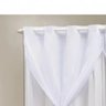 Cortina Blackout Pvc com Tecido Voil 2,80m X 2,30m - 2