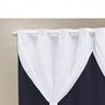 Cortina Blackout PVC com Tecido Voil 2,80 M x 2,30 M - 2