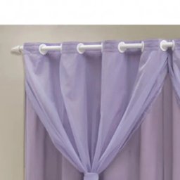 Cortina Blackout PVC com Tecido Voil 2,80 M x 2,30 M - 2