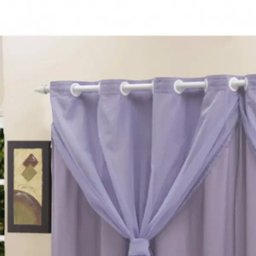 Cortina Blackout PVC com Tecido Voil 2,80 M x 1,80 M - 2