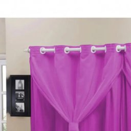 Cortina Blackout PVC com Tecido Voil 2,80 M x 1,80 M - 2