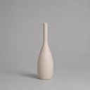Ver imagem 1 de Garrafa Tulipa Pequena Vaso Decorativo de Cerâmica para Sala e Mesa Off White