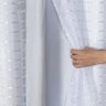 Cortina Blackout PVC com Tecido Voil xadrez 2,80M x 2,30M - 1