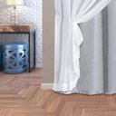 Ver imagem 4 de Cortina Tecido Blackout com Voil 2,80M x 2,30M - Gelo