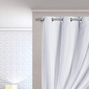 Ver imagem 2 de Cortina Tecido Blackout com Voil 2,80M x 2,30M - Gelo
