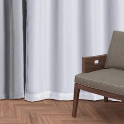 Cortina Tecido Blackout com Voil 2,80M x 2,30M - Gelo - 5