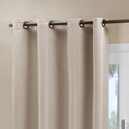 Cortina Blackout Tecido 2,00m X1,80m Bloqueia 100% da Luz - Bege - 2