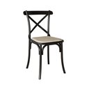 Ver imagem 4 de Mesa Jantar Redonda Branca Elen 110cm Hairpin com 4 Cadeiras Katrina Preta