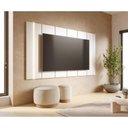 Ver imagem 1 de Painel para TV até 75 Polegadas com LED 100% MDF Multimóveis Crcol-PTV025 Off White