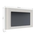 Ver imagem 4 de Painel para TV até 75 Polegadas com LED 100% MDF Multimóveis Crcol-PTV025 Off White