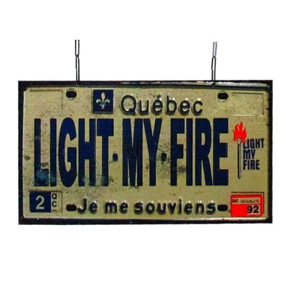 Jogo de Placas Decorativas "Light My Fire" The Doors - 4
