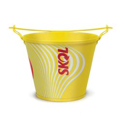Balde Metálico Cerveja Skol Licenciado - Ambev - 1