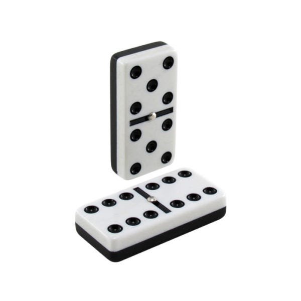 Jogo Domino Profissional Melamina 28 Peças Colorido LK-510F - LuaTek