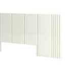 Ver imagem 3 de Cabeceira de Madeira para Cama Box Casal 270cm 100% MDF TW184 Off White - Dalla Costa