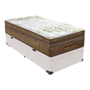Ver imagem 1 de Cama Box Baú Solteiro Branco e Colchão Gold Ultragel Molas Ensacadas Ortobom