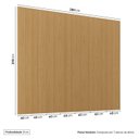 Ver imagem 3 de Painel Liso para TV 86 Polegadas Planejado 280x230cm Aruá CabeCasa MadeiraOriginals Marrom/Jatobá