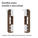 Ver imagem 4 de Paneleiro 40 Cm 2 Portas e 2 Nichos Rustic/branco Stella Madesa