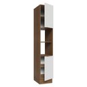 Ver imagem 6 de Paneleiro 40 Cm 2 Portas e 2 Nichos Rustic/branco Stella Madesa