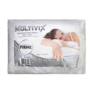 Travesseiro Multivix Mácio Suporte Firme com Capa Matelada