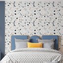 Ver imagem 1 de Papel de Parede Adesivo Granilite Colorido e Branco - 3,5m