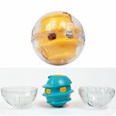 Ver imagem 1 de Bola Brinquedo Raçao Pet Cachorro Gato Animais Bolinha Petiscos Interativa Divertida Antiestresse Bi