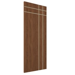 Porta de Madeira Frisada U.v 210cm X 80cm - R40t:imbuia - 2