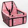 Assento Cadeirinha Lorben para Carro Transporte Pet Cachorro Cães Gatos Rosa - 1