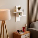 Ver imagem 2 de Nicho Decorativo Cross Branco para Sala Quarto Hall