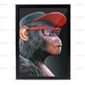 Quadro Gangue Dos Macacos Gangster Moldura e Vidro - 7