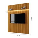 Ver mais imagens de Rack com Painel Ripado para TV até 84 Polegadas 307CMX231CM