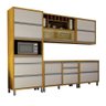 Cozinha Completa 5 Peças 8 Portas Jade Cinamomo/off White - 4