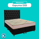 Ver imagem 4 de Kit Cama Box Bau + Cabeceira + Colchão Casal D33 - Maxsono - Paropas