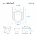 Ver imagem 2 de Assento Sanitário Poliester Oxford Creme Para Louça Deca