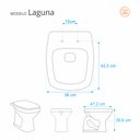 Ver imagem 2 de Assento Sanitário Poliester Laguna Cinza Plus Para Louça Hervy