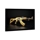Ver imagem 1 de Quadro Ak-47 Gold- Br Artes