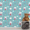 Ver imagem 1 de Papel de Parede Infantil - Elefante Voador Arte Destaque 3 Metros
