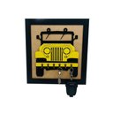 Ver imagem 1 de Porta Chaves de Parede Jeep em Mdf Sthoudt Amarela